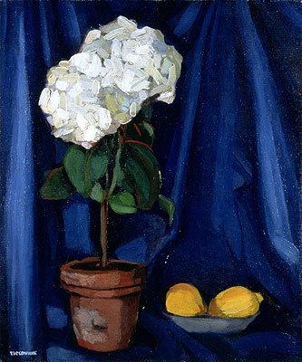 Bouquet of Hortensias and Lemon, c.1920/22 | Lempicka | Gemälde Reproduktion