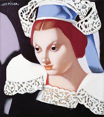 Young Breton Girl, 1975 | Lempicka | Gemälde Reproduktion