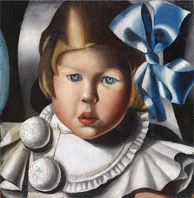 Portrait d'Evelyne P., 1932 | Lempicka | Gemälde Reproduktion