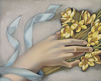 Hand Holding a Wreath, c.1949 | Lempicka | Gemälde Reproduktion