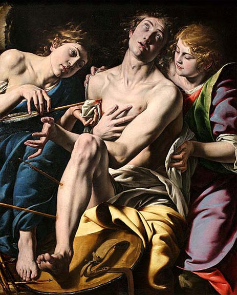 Saint Sebastian, c.1620/30 | Tanzio da Varallo | Gemälde Reproduktion