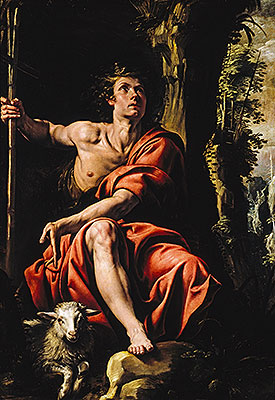 St. John the Baptist in the Wilderness, c.1627/29 | Tanzio da Varallo | Painting Reproduction