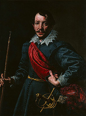 Portrait of a Man, c.1620 | Tanzio da Varallo | Gemälde Reproduktion