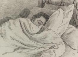 Sleeping Woman | Rysselberghe | Gemälde Reproduktion