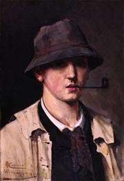 Self-Portrait, b.1926 von Rysselberghe | Gemälde-Reproduktion