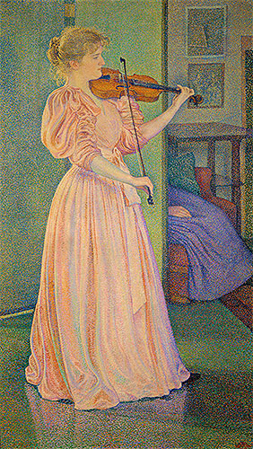 Irma Sethe, 1894 | Rysselberghe | Gemälde Reproduktion