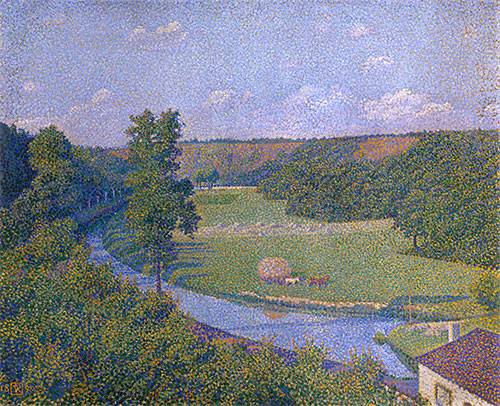 The Valley of the Sambre, b.1926 | Rysselberghe | Gemälde Reproduktion