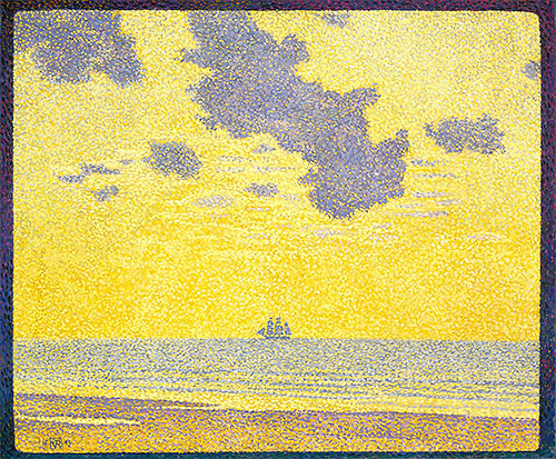 Große Wolken | Rysselberghe | Gemälde Reproduktion