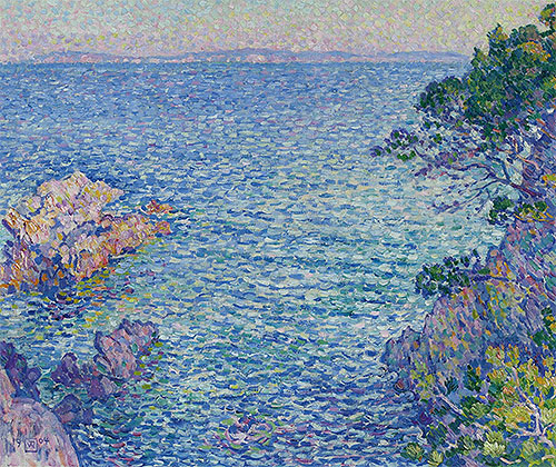 La pointe du Rossignol | Rysselberghe | Gemälde Reproduktion