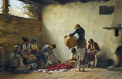 Roses' Preserves In Megara, b.1892 | Theodore Jacques Ralli | Gemälde Reproduktion