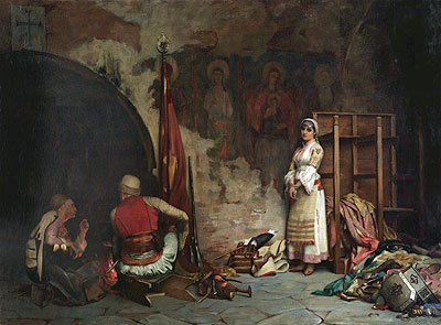 The Captive (Turkish Plunder), 1885 by Theodore Jacques Ralli | Painting Reproduction
