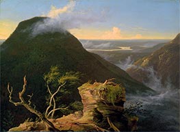 Sonniger Morgen am Hudson, 1827 von Thomas Cole | Gemälde-Reproduktion