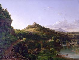 Catskill Scenery, c.1833 von Thomas Cole | Gemälde-Reproduktion