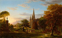 Die Rückkehr, 1837 von Thomas Cole | Gemälde-Reproduktion