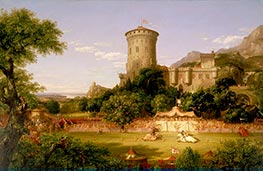 Die Vergangenheit, 1838 von Thomas Cole | Gemälde-Reproduktion
