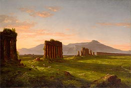 Ruinen von Aquädukten in der Campagna di Roma, 1843 von Thomas Cole | Gemälde-Reproduktion