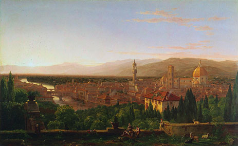 View of Florence, 1837 | Thomas Cole | Painting Reproduction