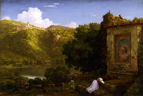 Il Penseroso, 1845 | Thomas Cole | Gemälde Reproduktion