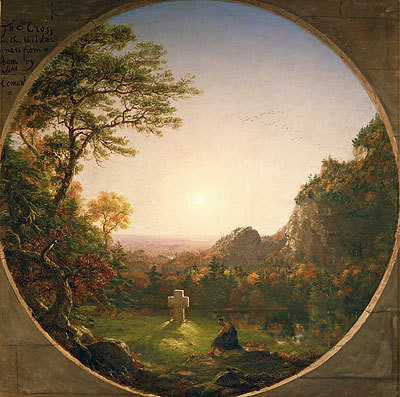 The Lonely Cross, 1845 | Thomas Cole | Painting Reproduction