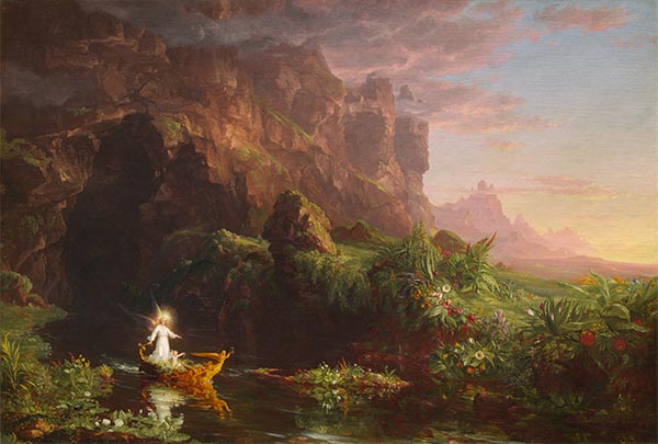 Lebensreise - Kindheit, 1842 | Thomas Cole | Gemälde Reproduktion