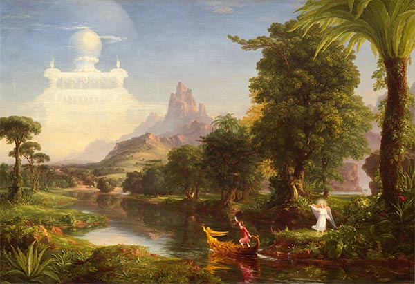 Lebensreise - Jugend, 1842 | Thomas Cole | Gemälde Reproduktion