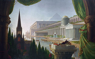 The Architect's Dream, 1840 | Thomas Cole | Gemälde Reproduktion