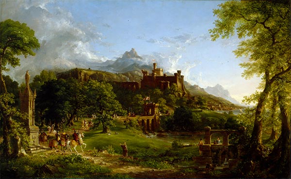 Die Abreise, 1837 | Thomas Cole | Gemälde Reproduktion