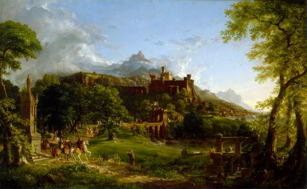 Die Abreise | Thomas Cole | Gemälde Reproduktion
