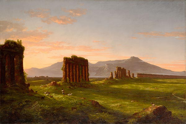 Ruins of Aqueducts in the Campagna di ... | Thomas Cole | Painting Reproduction