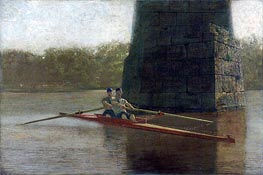 The Pair-Oared Shell, 1872 by Thomas Eakins | Painting Reproduction