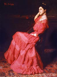 A Rose, 1907 by Thomas Eakins | Painting Reproduction