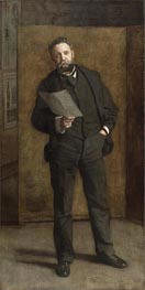 Portrait of Leslie W. Miller, 1901 von Thomas Eakins | Gemälde-Reproduktion