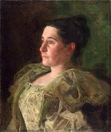 Portrait of Mrs. James Mapes Dodge (Josephine Kern), 1896 von Thomas Eakins | Gemälde-Reproduktion