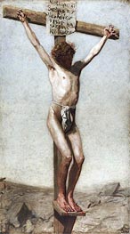 The Crucifixion, 1880 by Thomas Eakins | Painting Reproduction