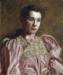 Miss Gertrude Murray, 1895 von Thomas Eakins | Gemälde-Reproduktion
