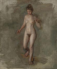The Model, c.1908 by Thomas Eakins | Painting Reproduction
