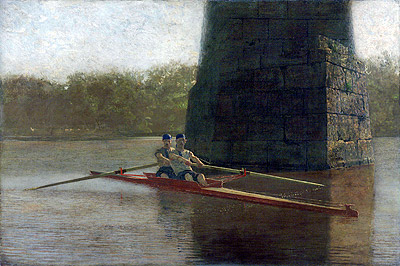 The Pair-Oared Shell, 1872 | Thomas Eakins | Gemälde Reproduktion