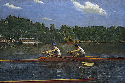 The Biglin Brothers Racing, 1872 | Thomas Eakins | Gemälde Reproduktion