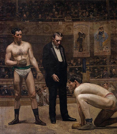 Taking the Count, 1898 by Thomas Eakins | Painting Reproduction