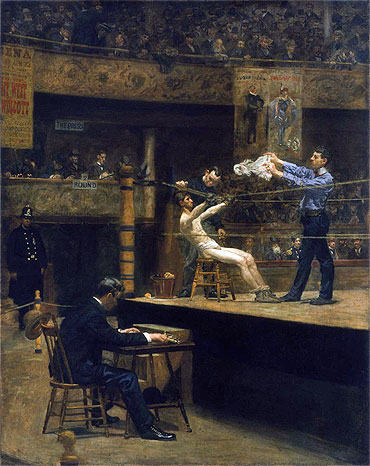 Between Rounds, c.1898/99 by Thomas Eakins | Painting Reproduction