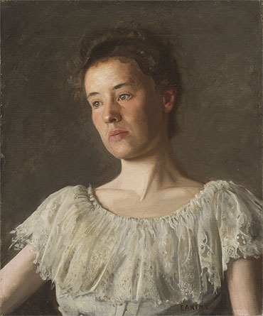 Portrait of Miss Alice Kurtz, 1903 by Thomas Eakins | Painting Reproduction