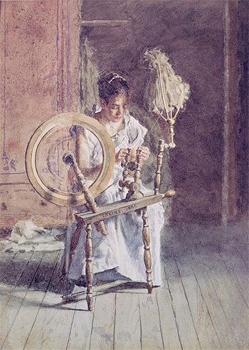 Spinning, 1881 | Thomas Eakins | Painting Reproduction