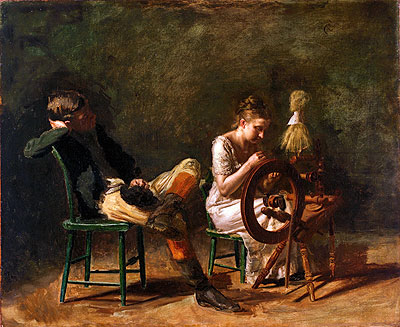 The Courtship, c.1878 | Thomas Eakins | Gemälde Reproduktion