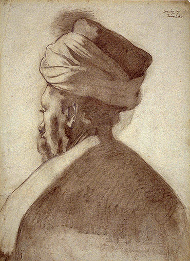 Man in a Turban, c.1866/67 | Thomas Eakins | Gemälde Reproduktion