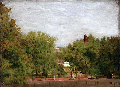 Lafayette Park, Washington, 1877 | Thomas Eakins | Gemälde Reproduktion