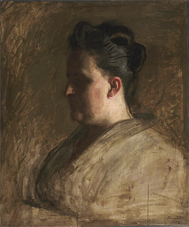 Portrait of Blanche Hurlburt, c.1885/86 | Thomas Eakins