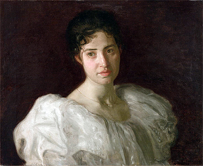 Portrait of Lucy Lewis, 1896 | Thomas Eakins | Painting Reproduction