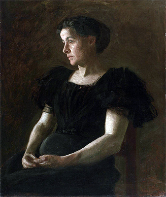 Portrait of Mrs. Frank Hamilton Cushing, 1895 | Thomas Eakins | Gemälde Reproduktion