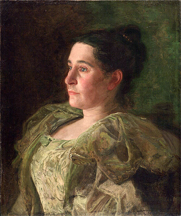 Portrait of Mrs. James Mapes Dodge (Josephine Kern), 1896 | Thomas Eakins | Gemälde Reproduktion