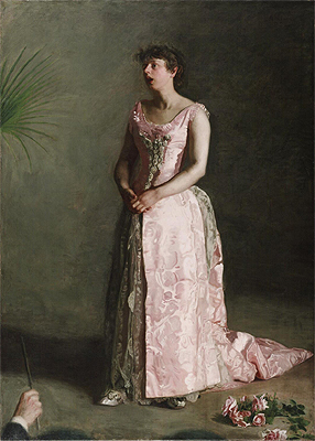 The Concert Singer, c.1890/92 by Thomas Eakins | Painting Reproduction